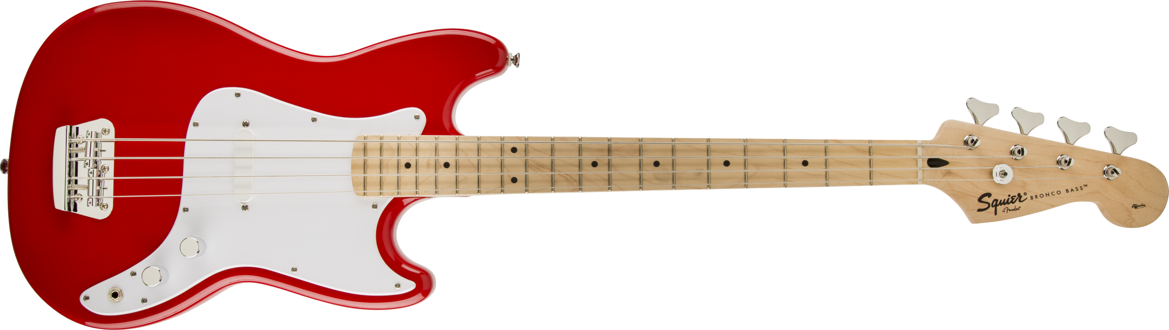 Squier Bronco Bass Torino Red